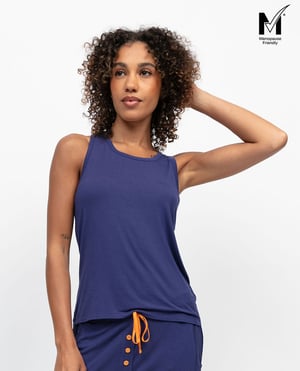 Indigo Womens Jersey Vest - 8