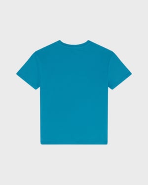 Vilebrequin - Boys Organic Cotton T-shirt Embroidered Turtle - Tee Shirt - Gabin - Blue - Size 14