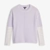 Avery Sweater - Lilac Stripes