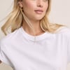 White Cap Sleeve T-Shirt