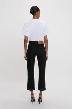 Victoria Beckham Jean In Washed Black - 28 - Womens