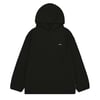 Kappy Waffle Button Hoodie Black