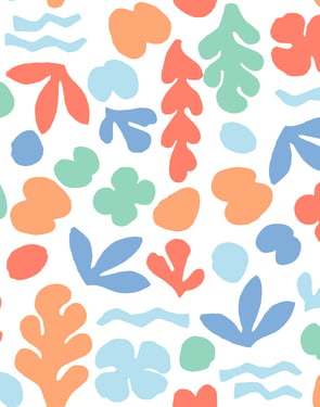 Sea Garden' Wallpaper by Tea Collection - Caribbean - Traditional / 27 in. x 27 ft.