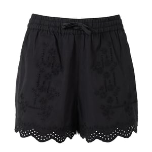 Damson Madder Blondey Shorts Black Embroidery
