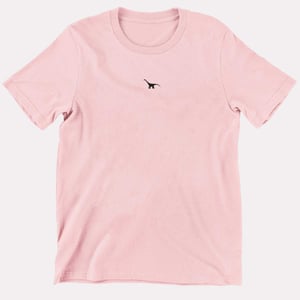 Tiny Embroidered Dinosaur Kids T-Shirt (Unisex)