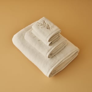 Exclusive Floral Embroidered Cotton Towel Set (4 Piece)