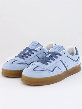 Tommy Jeans Womens The Greenwich Suede Trainers - Blue Chime - 7