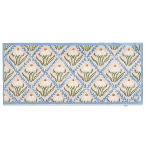 Daisy Trellis Washable Runner - 65x150cm