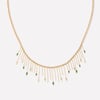 Verdant Whisper Tassels Necklace