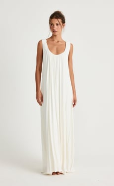 Selena Maxi Dress (Off White) - US 8