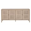 Carina Beige Cane Media Sideboard