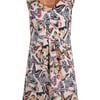 Weird Fish Indus Printed Jersey Tunic Pink Size 10