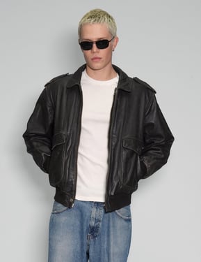 Leather Vintage A-2 Bomber