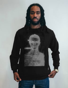 Saint' Sweatshirt in Black