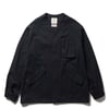 Snow Peak TAKIBI Herringbone Collarless Jacket Black