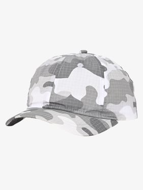 Retro Breathable Camo Print Adjustable Baseball Cap - Pale / ONE SIZE
