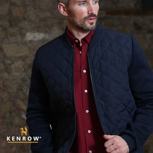 Kenrow Charlie Hybrid Zip Through Navy B2B