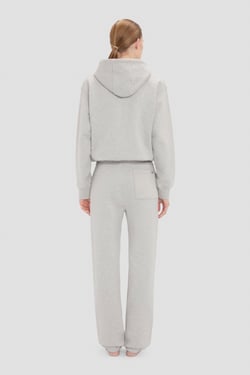 Victoria Beckham Jules Jogger In Grey Marl - XL - Womens