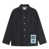 Uskees Denim Buttoned Overshirt Raw Orta Denim