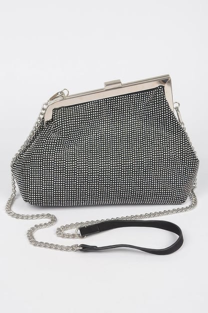 Women's Handbag Rhinestone Frame Clutch - HELL'S KITCHEN - BYMANYC ® New York