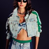 AKIRA All Around The World Denim Jacket | Size Medium