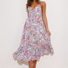 Blooming Scent Midi Dress White