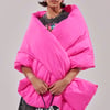 AKIRA Wrapped Up Puffer Scarf | Pink