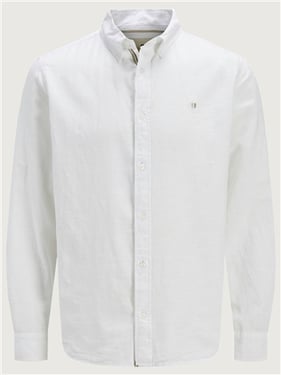 Jack & Jones Blusummer Shield Shirt - Bright White - XL