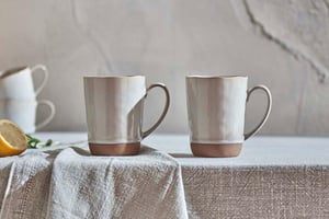 nkuku Edo Mug - Set Of 2 | Tableware | Terracotta