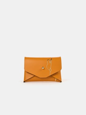 The Hiding Miffy Mini Purse - Carrot Orange
