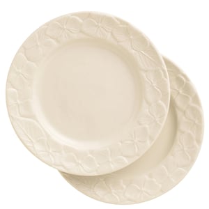 Belleek Classic Hydrangea 8"Plate Set of 2 - Extra 25% off with LC25