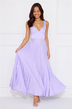 Dazzling Opulence Maxi Dress Lilac