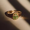 Inlay Scarab Ring - 5