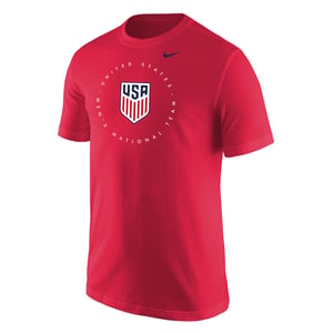 Men's Nike USMNT Circle Red Tee / 2X