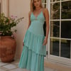 Effortlessly Extra Midi Dress Sage