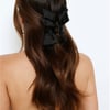 Fancy Bow Claw Clip Black