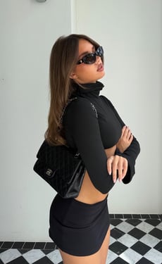 Preston Top (Black) - US 0
