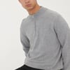 Essential Half-Zip Cashmere Sweater - S / Gray / MK07-148