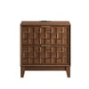 COLAMY Nightstand with Charging Station - Walnut