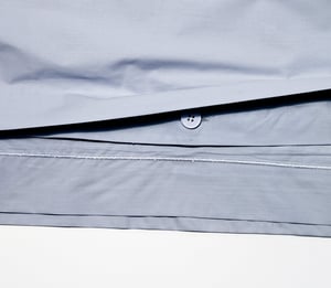 Percale Duvet Cover - Full/Queen / Slate Blue