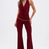 AKIRA Like Magic Jumpsuit | Burgundy | Size Large