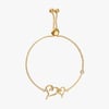Two Hearts Diamond Bracelet - 0.10 CT