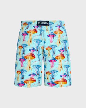 Vilebrequin - Men Long Swim Shorts Medusair - Swimwear - Okoa - Blue - Size XXL