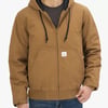 Men's Insulated Canvas Hooded Work Jacket