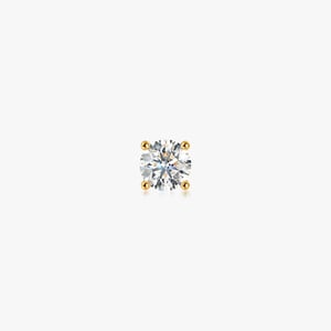 Diamond Stud Earrings - Single / 0.50 CT