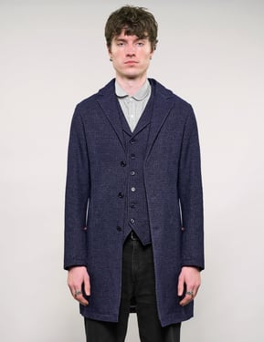 IMMORTAL Hawthorn Lightweight Microdot Woollen Frock Coat