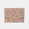 The Twist Lock Pouch - Flax Matte Python
