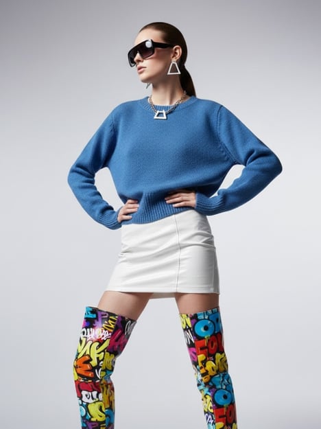 Women's Knit Sweater MIDTOWN NYFW New Colecction BYMANYC ® New York