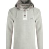 Weird Fish Bakersfield Button Neck Macaroni Hoodie Ecru Size 2XL