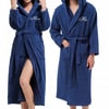 AW Long Cotton Hooded Bathrobes